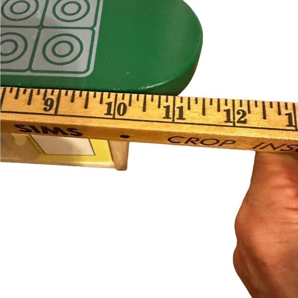 Goki Dollhouse Furniture Kitchen Table 4 Chairs Sink and Cupboard for 10” Dolls - Picture 4 of 5